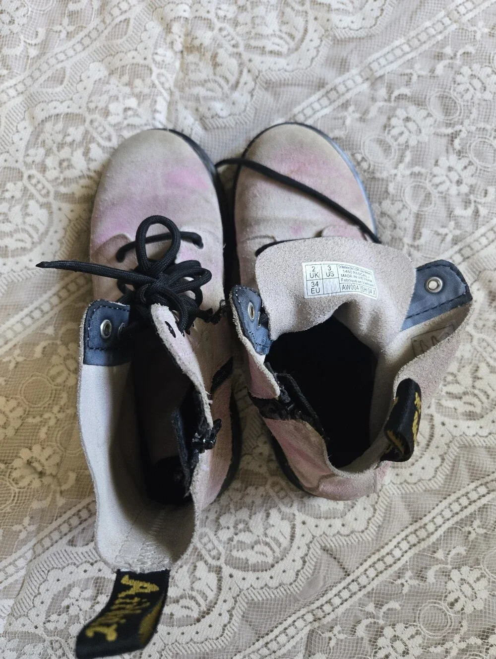 Dr. Martens 1460 Pascal Tie-Dye Suede Boots